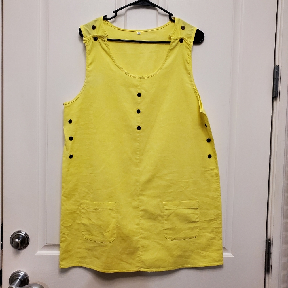 Women's yellow beachie dress in yellow 💛